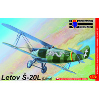 Kovozavody 1/72 Letov S-20L Litva Plastic Model Kit