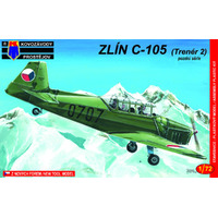 Kovozavody KPM0022 1/72 Zlin C-105 Late Military Plastic Model Kit - KPM0022