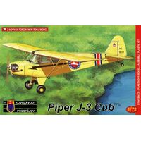 Kovozavody 1/72 Piper J-3 Cub Plastic Model Kit