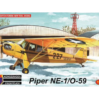 Kovozavody 1/72 Piper NE-1/O-59 Military Plastic Model Kit