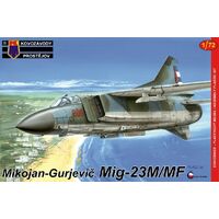 Kovozavody 1/72 MiG-23MF Cuba,India,USSR Plastic Model Kit
