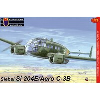 Kovozavody 1/72 Siebel Si 204E/AERO C-3B Plastic Model Kit