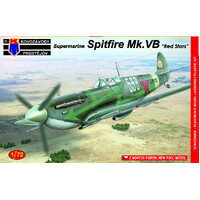 Kovozavody 1/72 Supermarine Spitfire Mk.VB Red Stars Plastic Model Kit