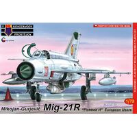 Kovozavody 1/72 MiG-21R Fishbed H European Users Plastic Model Kit