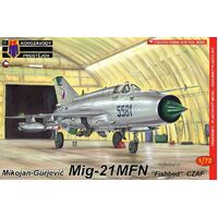 Kovozavody 1/72 MiG-21MFN CzAF Plastic Model Kit