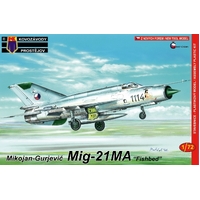 Kovozavody 1/72 MiG-21MA Fishbed Plastic Model Kit