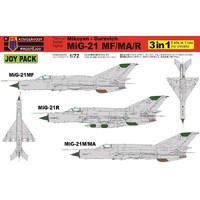 Kovozavody 1/72 MiG-21MF/MA/R JOYPACK Plastic Model Kit