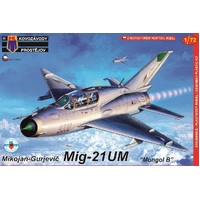 Kovozavody 1/72 MiG-21UM Mongol B Plastic Model Kit