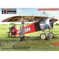 Kovozavody 1/72 Sopwith Scooter Monoplane No.1 Plastic Model Kit