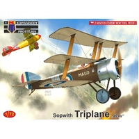 Kovozavody 1/72 Sopwith Triplane "Aces" Plastic Model Kit