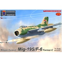 Kovozavody 1/72 MiG-19S/F-6 Farmer-C "In Arab service" Plastic Model Kit