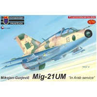 Kovozavody 1/72 MiG-21UM "In Arab service" Plastic Model Kit
