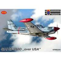 Kovozavody 1/72 SF-260D "Over USA" Plastic Model Kit