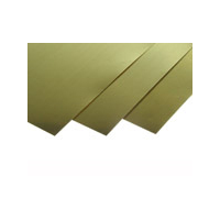 K&S 250 Brass Sheet 0.005 x 4 x 10" (6 Packs of 1) - KSE-0250