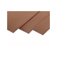 K&S 16140 Copper HO Scale Corrugated Sheet 0.030 x 5 x 7" (2) - KSE-16140