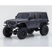 Kyosho 1/24 MINI-Z 4x4 MX-01 Jeep Wrangler Unlimited Rubicon Granite Crystal Metallic