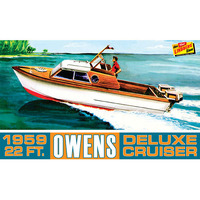 Lindberg HL222 1/25 Owens Outboard Cruiser Boat - LIHL222