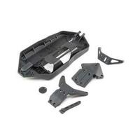 Losi Chassis and Skid Plates, Tenacity Monster Truck - LOS231035