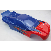 LRP BODY SHELL PREPAINTED RED/YELLOW/BLUE S10 TC