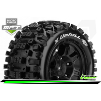  MFT - X-UPHILL - X-Maxx Serie Tire Set - Mounted - Sport - Black Wheels - Hex 24mm  - LT3297B