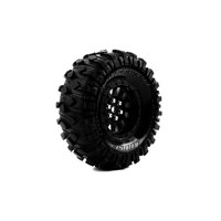 LOUISE WORLD CR-Rowdy Super Soft Crawler Tyre 1.9" class tyre 12mm hex Black chrome  - LT3347VBC
