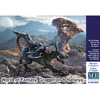 Master Box 1/24 World of Fantasy. Graggeron & Halseya Plastic Model Kit