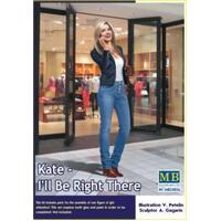 Master Box 1/24 Dangerous Curves Series, Kate – I'll Be Right There Plastic Model Kit