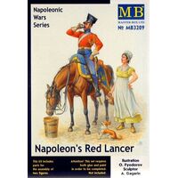 Master Box 3209 1/32 Napoleon's Red Lancer, Napoleonic Wars Series Plastic Model Kit - MB3209