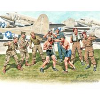 Master Box 35150 1/35 Friendly boxing match. British and American paratroopers, WW II era - MB35150