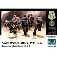 Master Box 35153 1/35 Soviet Marines, Attack, 1941-1942. Eastern Front Battle Series, Kit No.3 - MB35153