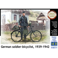 Master Box 1/35 German soldier-bicyclist, 1939-1942 Plastic Model Kit