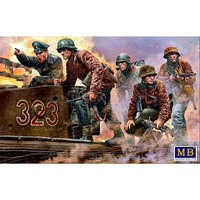 Master Box 1/35 German military men, 1944-45. Das Maschinengewehr ist dort! Plastic Model Kit