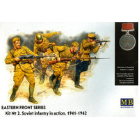 Master Box 1/35 Eastern Front Series. Kit No 2. Soviet Infantry, 1941-1942
