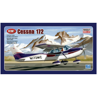 Minicraft 11635 1/48 Cessna 172 Tricycle Gear with custom registration numbers Plastic Model Kit - MI11635