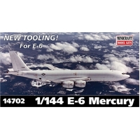 Minicraft 14702 1/144 E-6 Mercury USN (new tooling for engines) Plastic Model Kit - MI14702