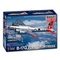 Minicraft 14726 1/144 B-17G Flying Fortress 8th AF with 2 marking options USAAF Plastic Model Kit - MI14726