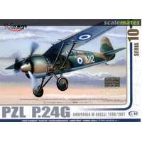 Mirage 48108 1/48 PZL P.24G GREECE 1940/1941 with resin & photoetched parts Plastic Model Kit - MIR48108