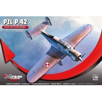 Mirage 1/48 PZL P.42 [ POLISH LIGHT DIVING BOMBER ] Plastic Model Kit