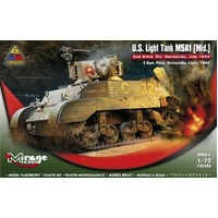 Mirage 1/72 U.S. Light Tank M5A1 (Mid.) '2nd Armoured Division Normandy, July 1944'