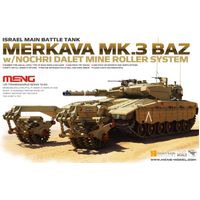 Meng 1/35 Israel Main Battle Tank Merkava Mk.3 BAZ w/Nochri Dalet Mine Roller System Model Kit