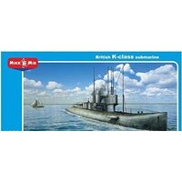 Micromir 1/350 British K-class submarine Plastic Model Kit