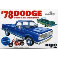 MPC 1/25 1978 Dodge D100 Custom Pickup Plastic Model Kit