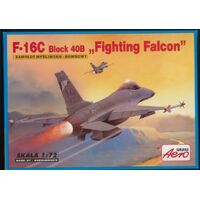 Mistercraft A-295 1/72 F-16C Block 40 Fighting Falcon Plastic Model Kit - MSC-A295