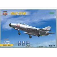 ModelSvit 72021 1/72 MiG-21F (Izdeliye "72") Soviet Supersonic fighter Plastic Model Kit - MSVIT72021