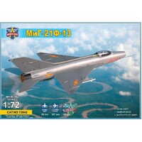 ModelSvit 1/72 MiG-21F-13 supersonic jet fighter Plastic Model Kit