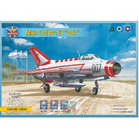 ModelSvit 72043 1/72 MiG-21F-13 "007" (Operation "Diamond") Plastic Model Kit - MSVIT72043