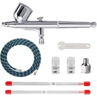 HOBBY AIRBRUSH KIT - GRAVITY FEED - WITH ALL ACCESSORIES - NHDU-30K