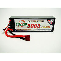 NXE 7.4v 5000mah 45c Hard case Lipo w/Deans - NXE5000HC452
