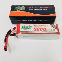 NXE 18.5v 5200mah 70c Soft Case Deans - NXE5200SC705SDEAN