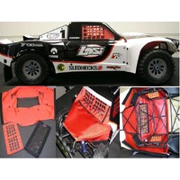 OUTERWARES LOSI 5T WINDOW COVER RED - OW30-2756-03